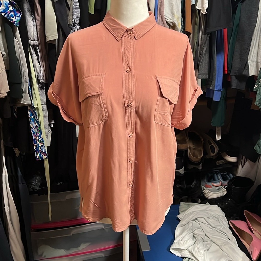 Zara Womens Button Down Sz L